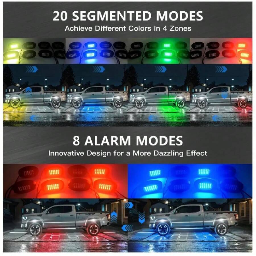 8 Pods Kit de Luces LED
