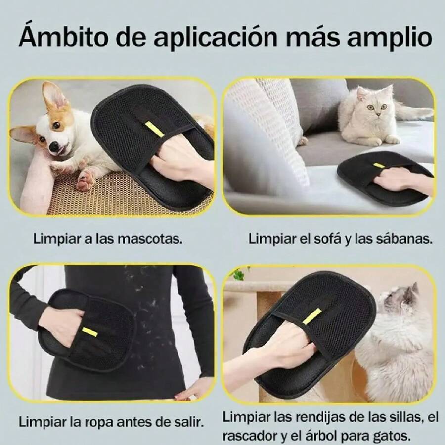 Guante Eliminador de Pelo para Mascotas