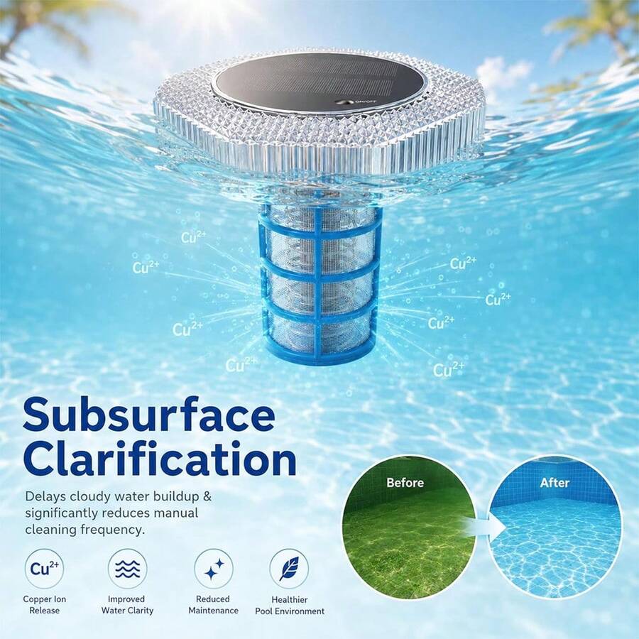 Ionizador solar flotante