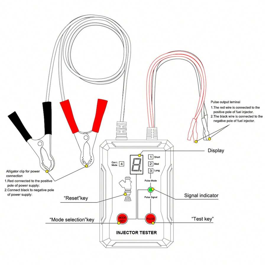 Kit de Probador de Inyectores de para Automóviles 2 en 1