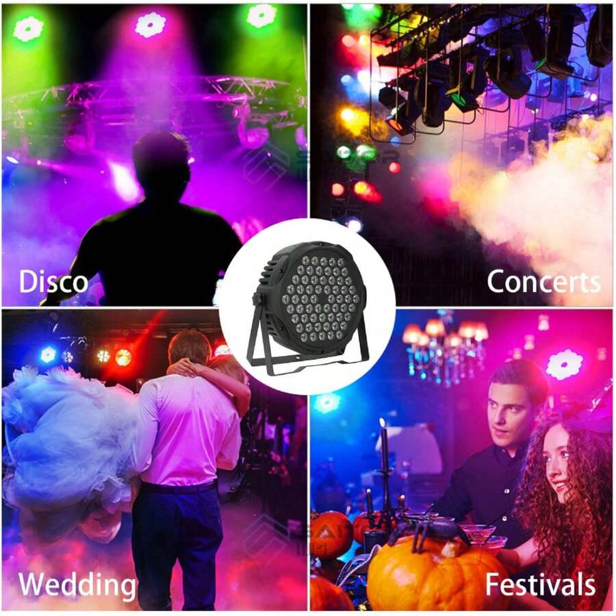 60 LEDs, luces PAR para DJ