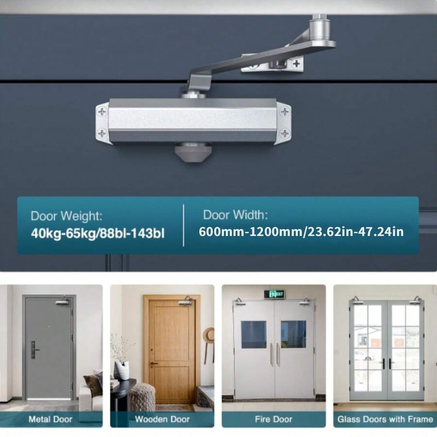Cierra Puertas Hidraulico Ajustable