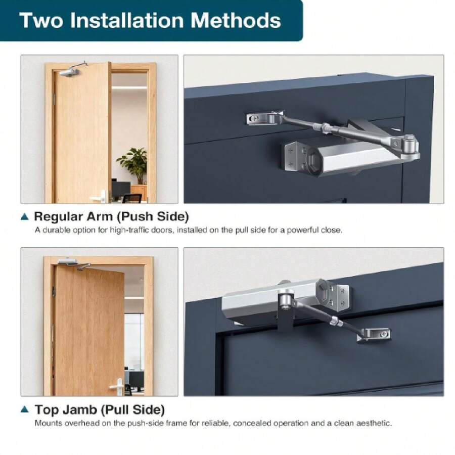 Cierra Puertas Hidraulico Ajustable