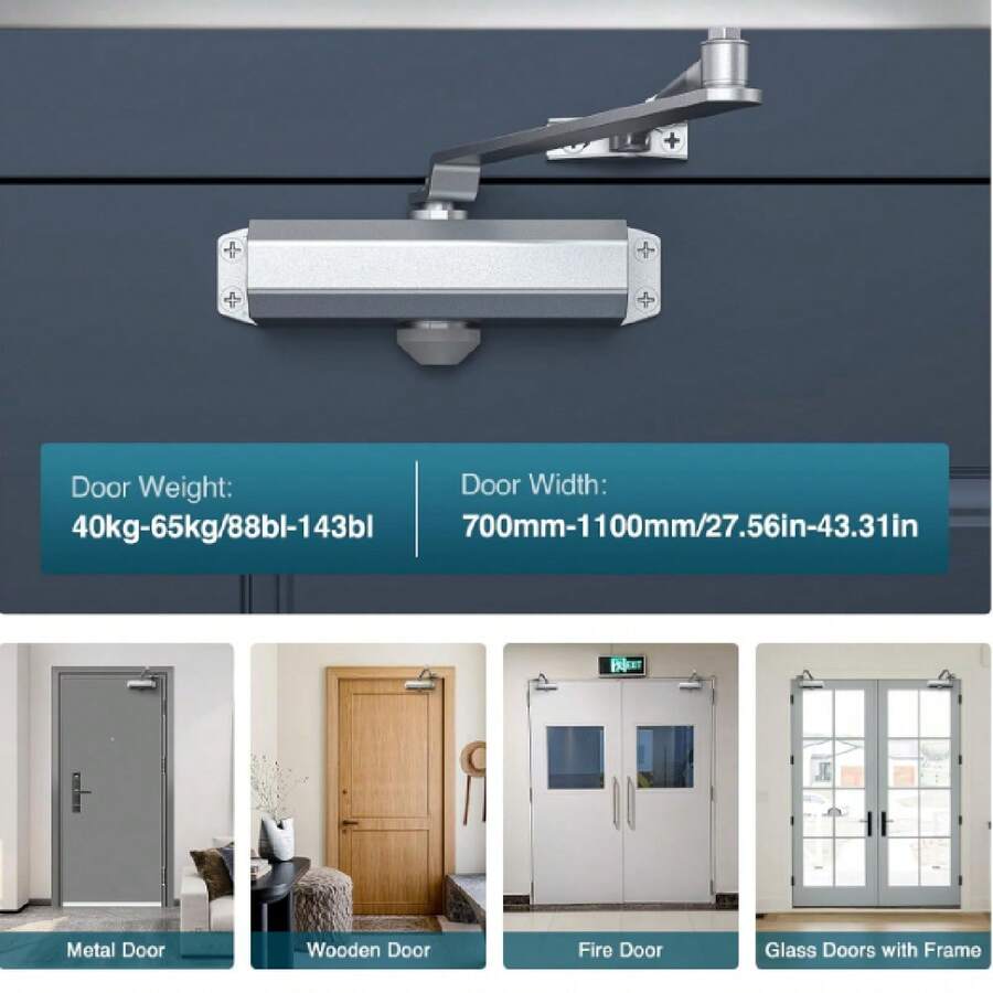 Cierra Puertas Hidraulico Ajustable