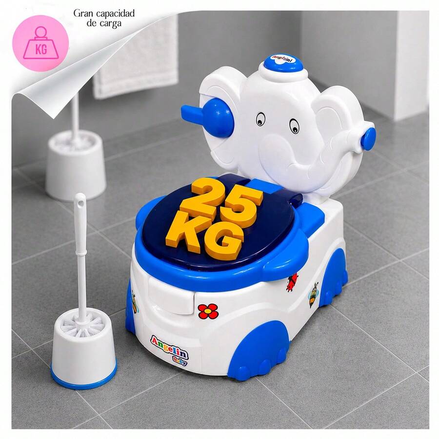 Bañito Elefantito Musical Y Dispensador Angelin Baby Is-01b