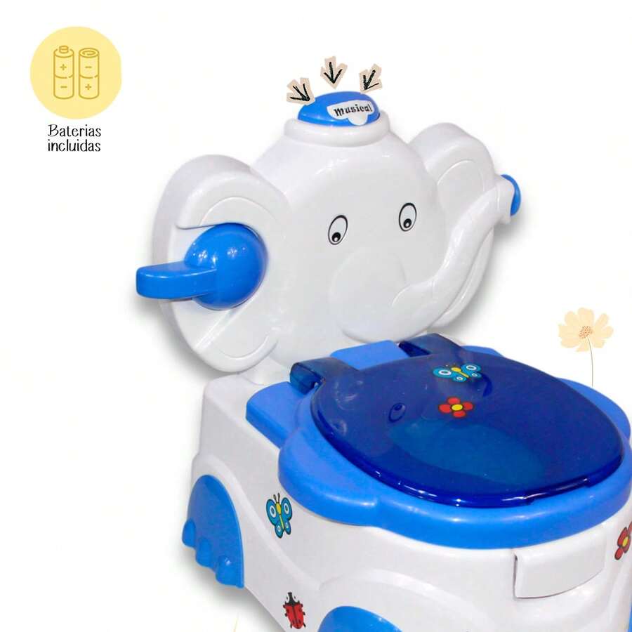 Bañito Elefantito Musical Y Dispensador Angelin Baby Is-01b