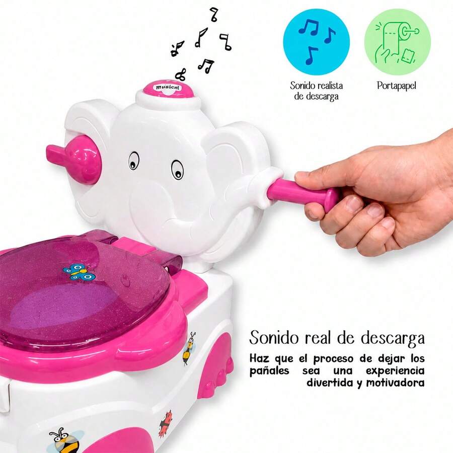 Bañito Elefantito Musical Y Dispensador Angelin Baby Is-01b