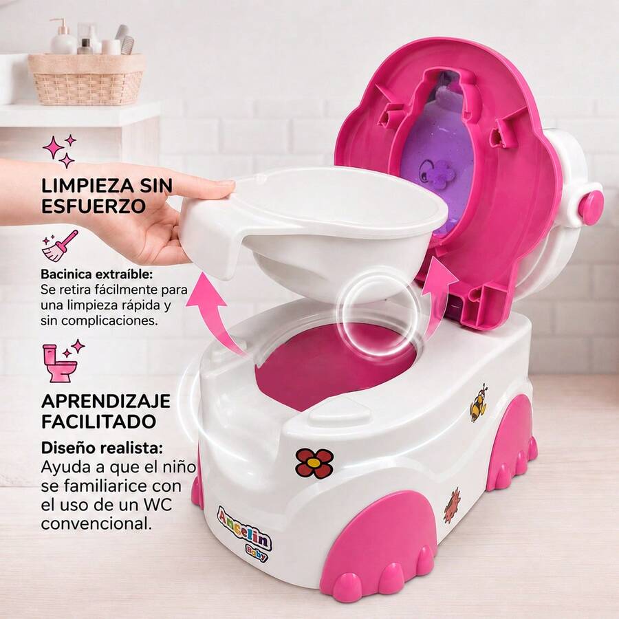 Bañito Elefantito Musical Y Dispensador Angelin Baby Is-01b