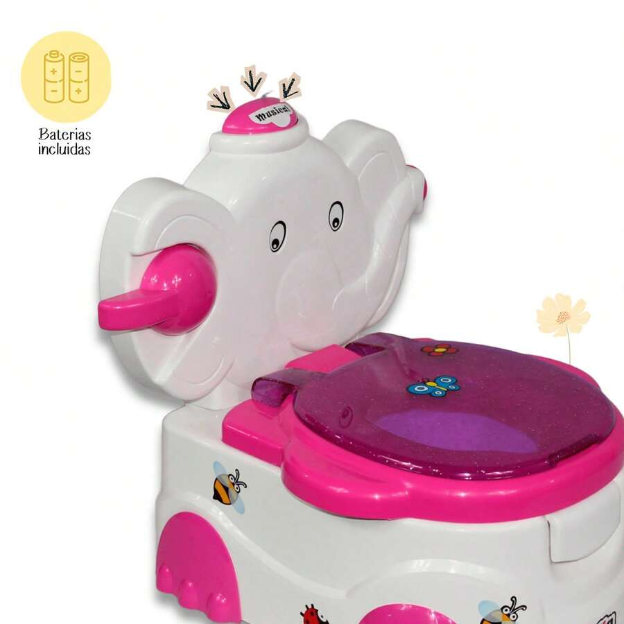Bañito Elefantito Musical Y Dispensador Angelin Baby Is-01b