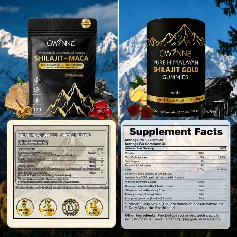Shilajit + Maca del Himalaya