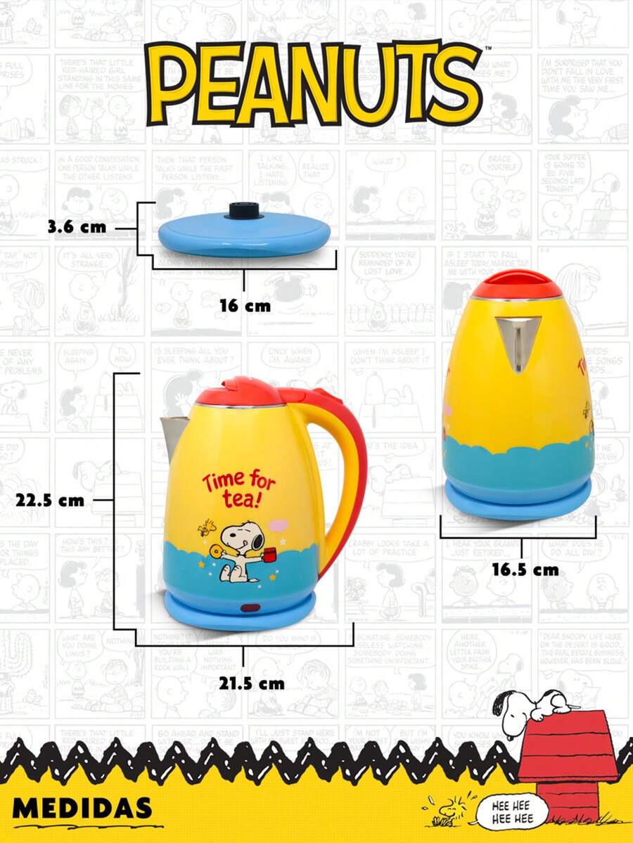 RCA Peanuts Tetera Eléctrica 1.8L