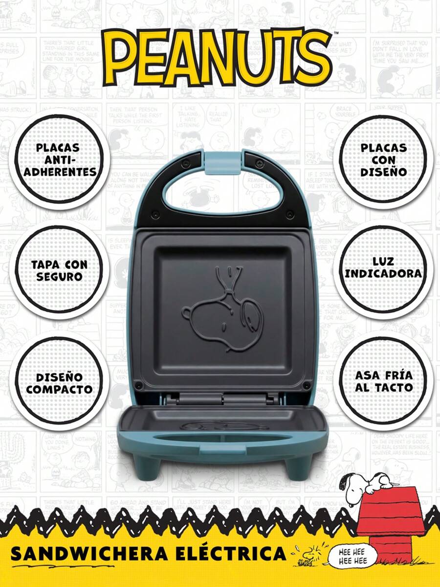 RCA Peanuts Sandwichera Eléctrica