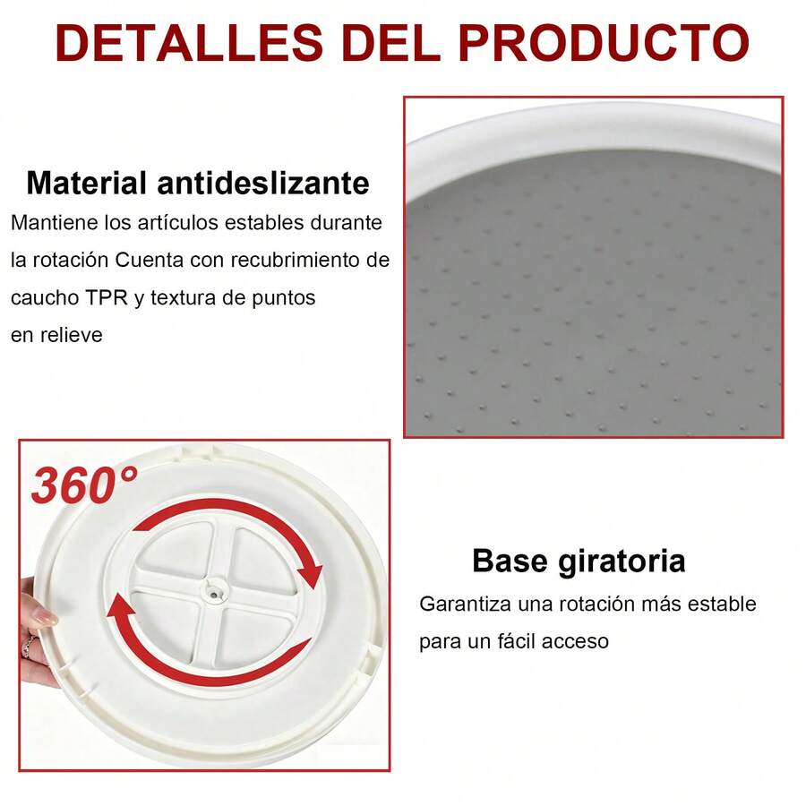 Bandeja organizadora giratoria