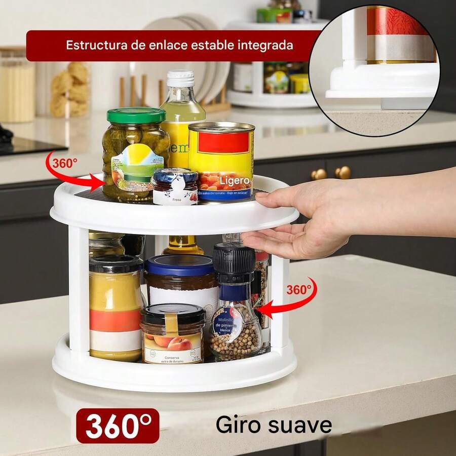 Bandeja organizadora giratoria