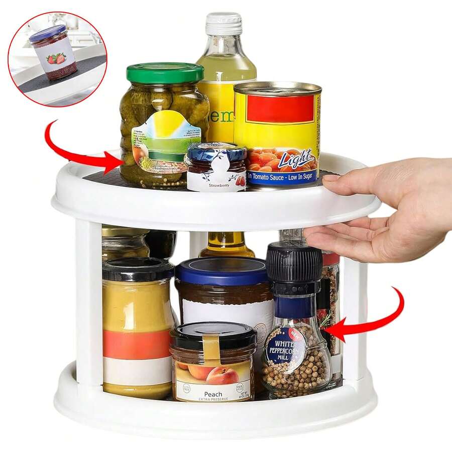 Bandeja organizadora giratoria