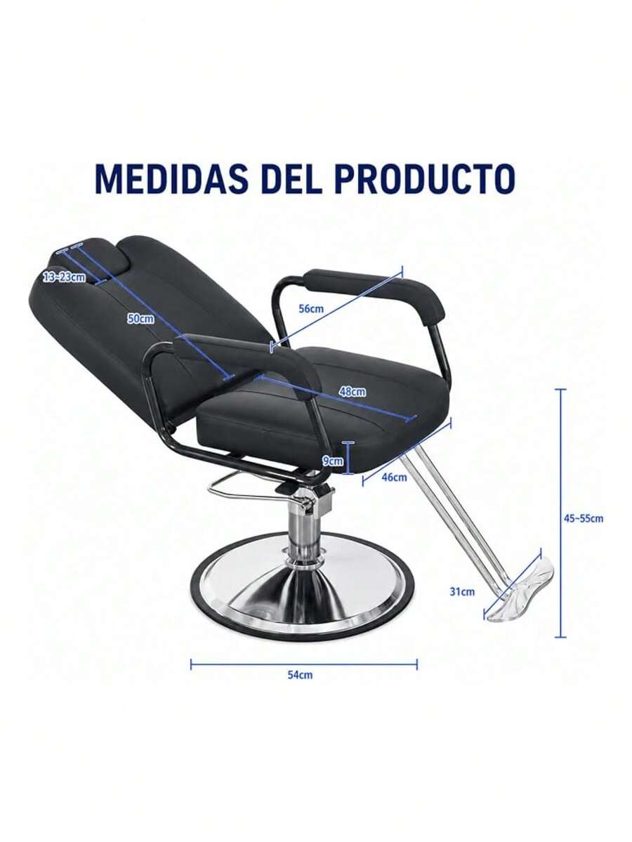 Sillón de Barbero Profesional Ajustable