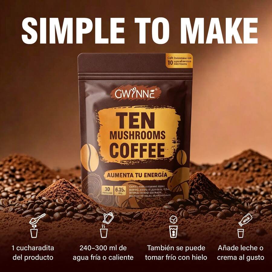 Café de 10 Hongos
