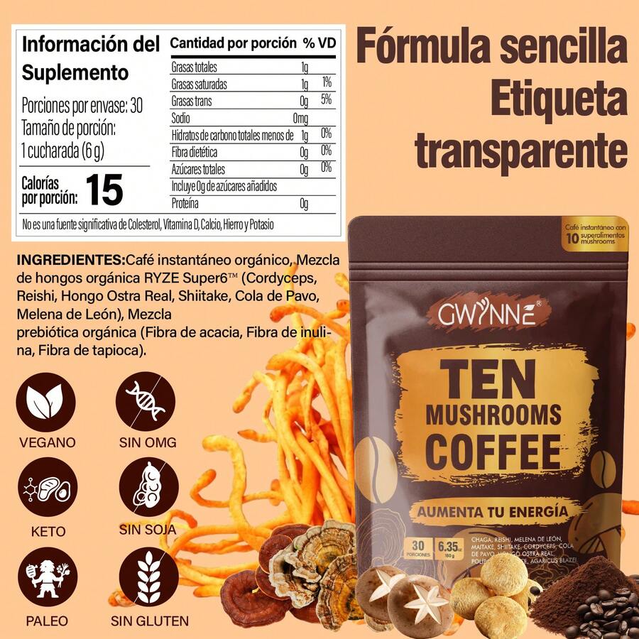 Café de 10 Hongos
