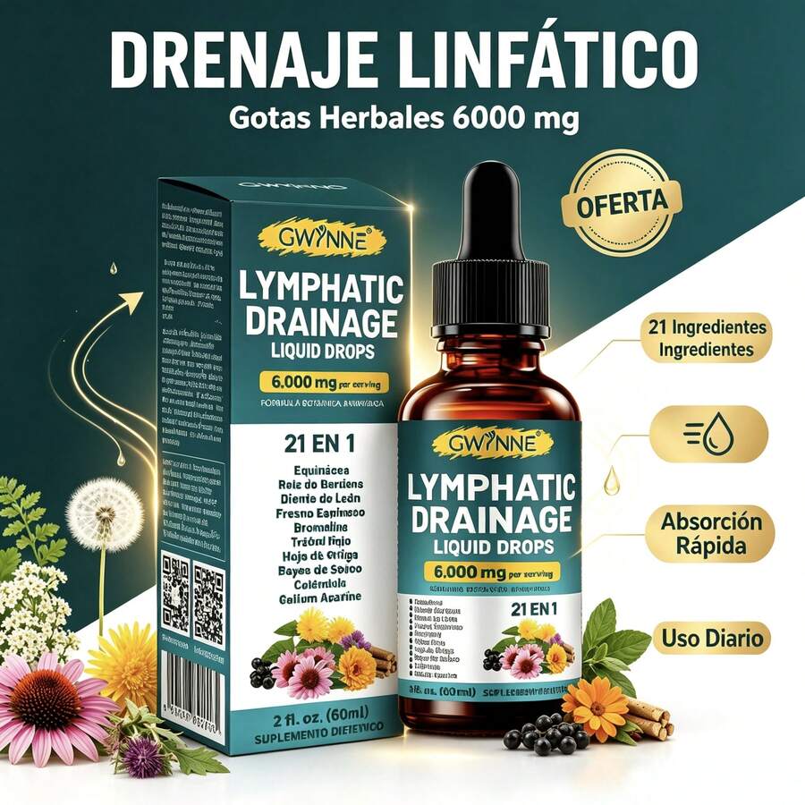 Gotas Líquidas Drenaje Linfático