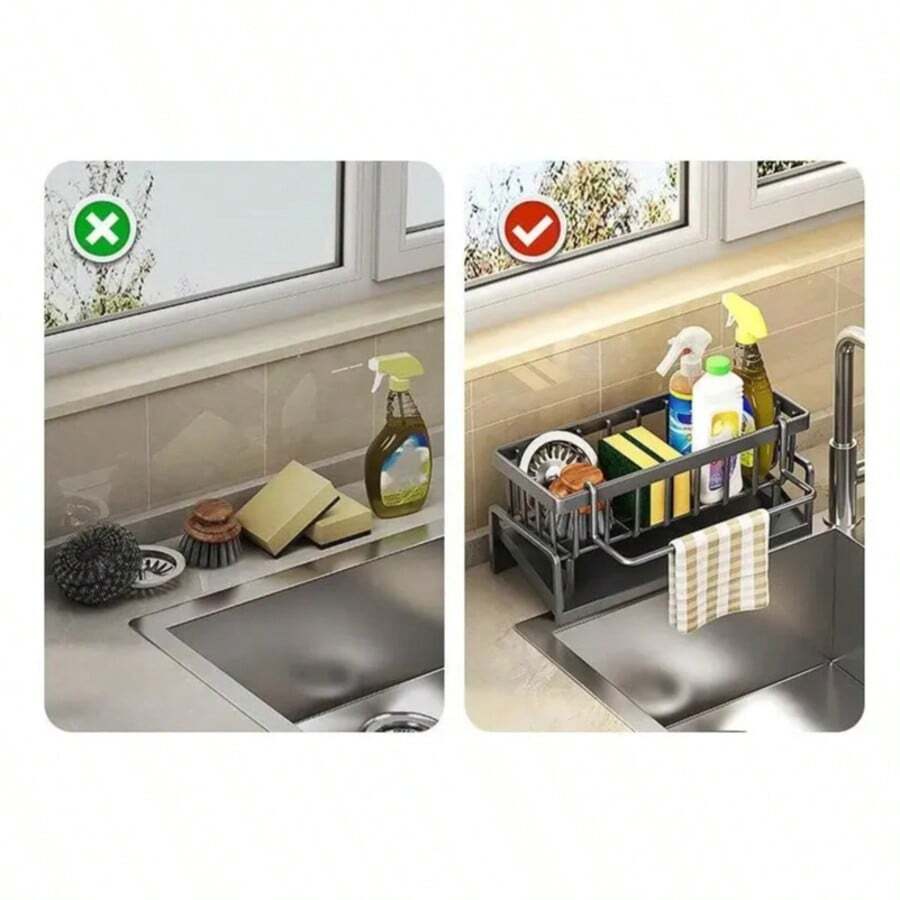 Organizador Multifuncional para Fregadero de Cocina