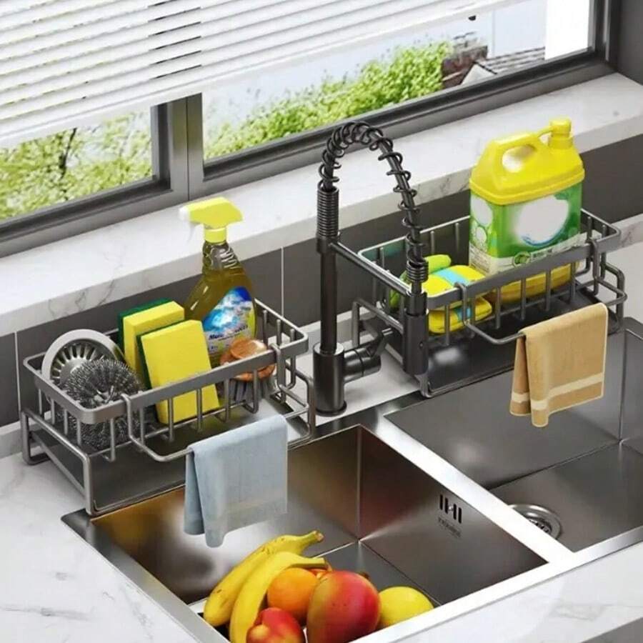 Organizador Multifuncional para Fregadero de Cocina