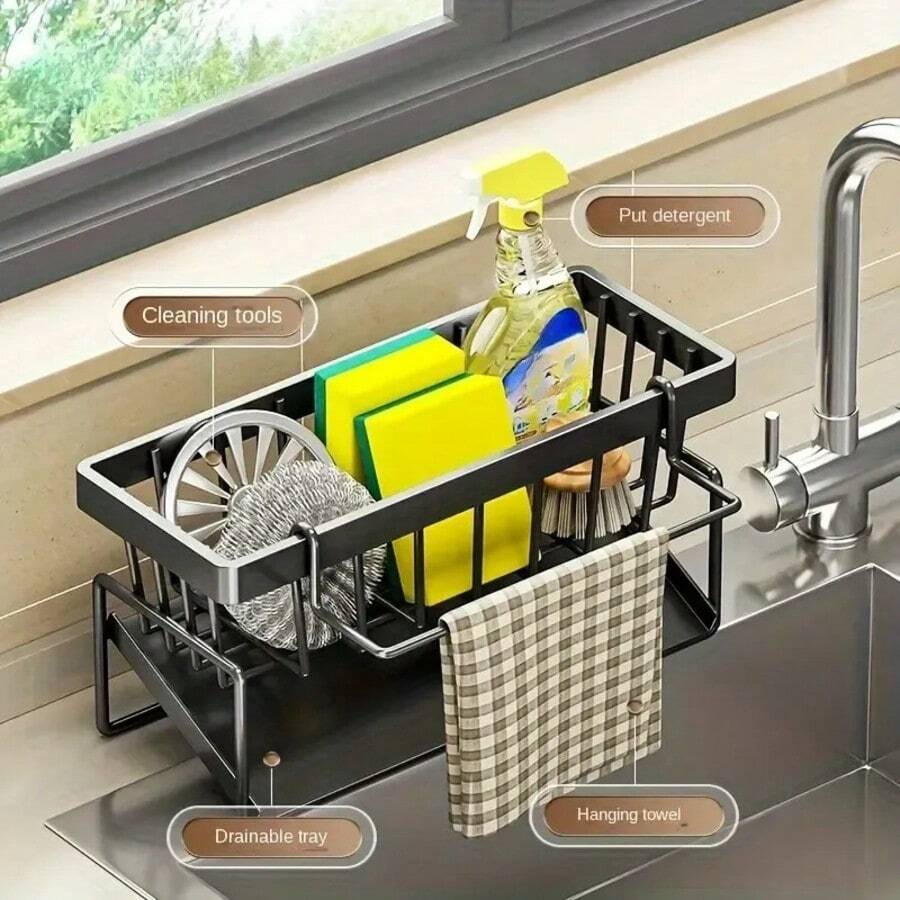 Organizador Multifuncional para Fregadero de Cocina