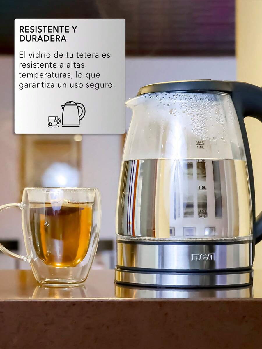 RCA Tetera Eléctrica de Vidrio