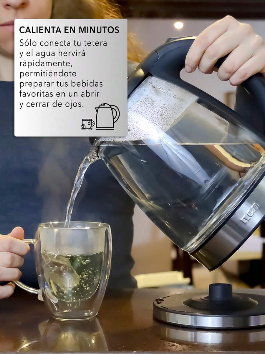 RCA Tetera Eléctrica de Vidrio