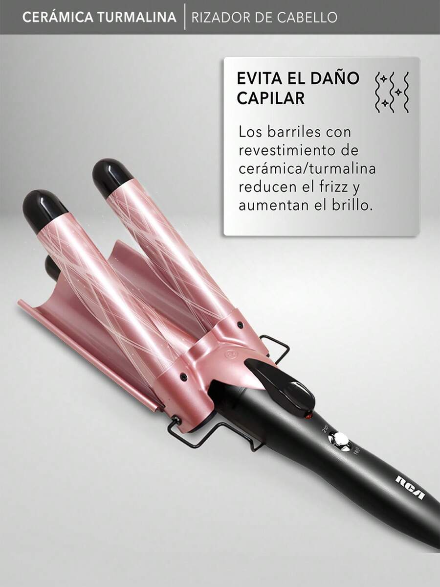 RCA Rizador de Cabello Tipo Wafflera