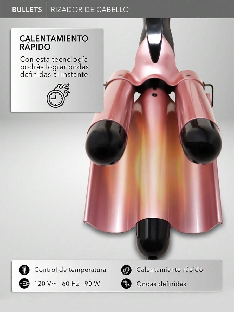 RCA Rizador de Cabello Tipo Wafflera