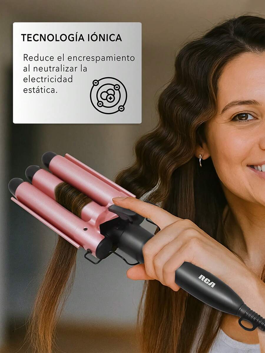 RCA Rizador de Cabello Tipo Wafflera