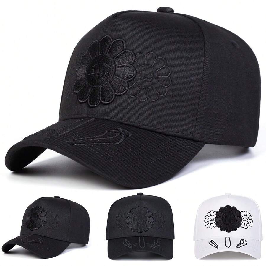 Gorra de camionero con girasol