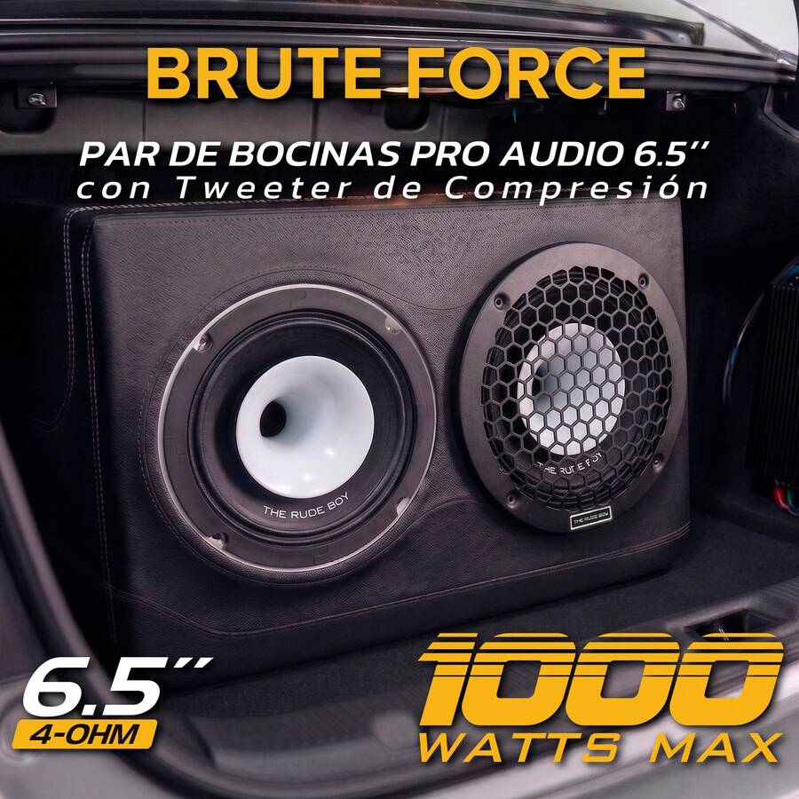 Par Bocinas Medio 6.5 Steelpro