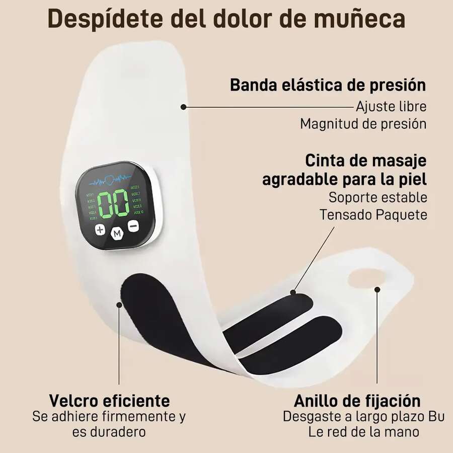 Muñequera masajeadora