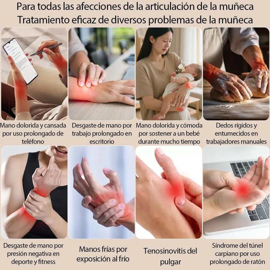 Muñequera Eléctrica con Calor
