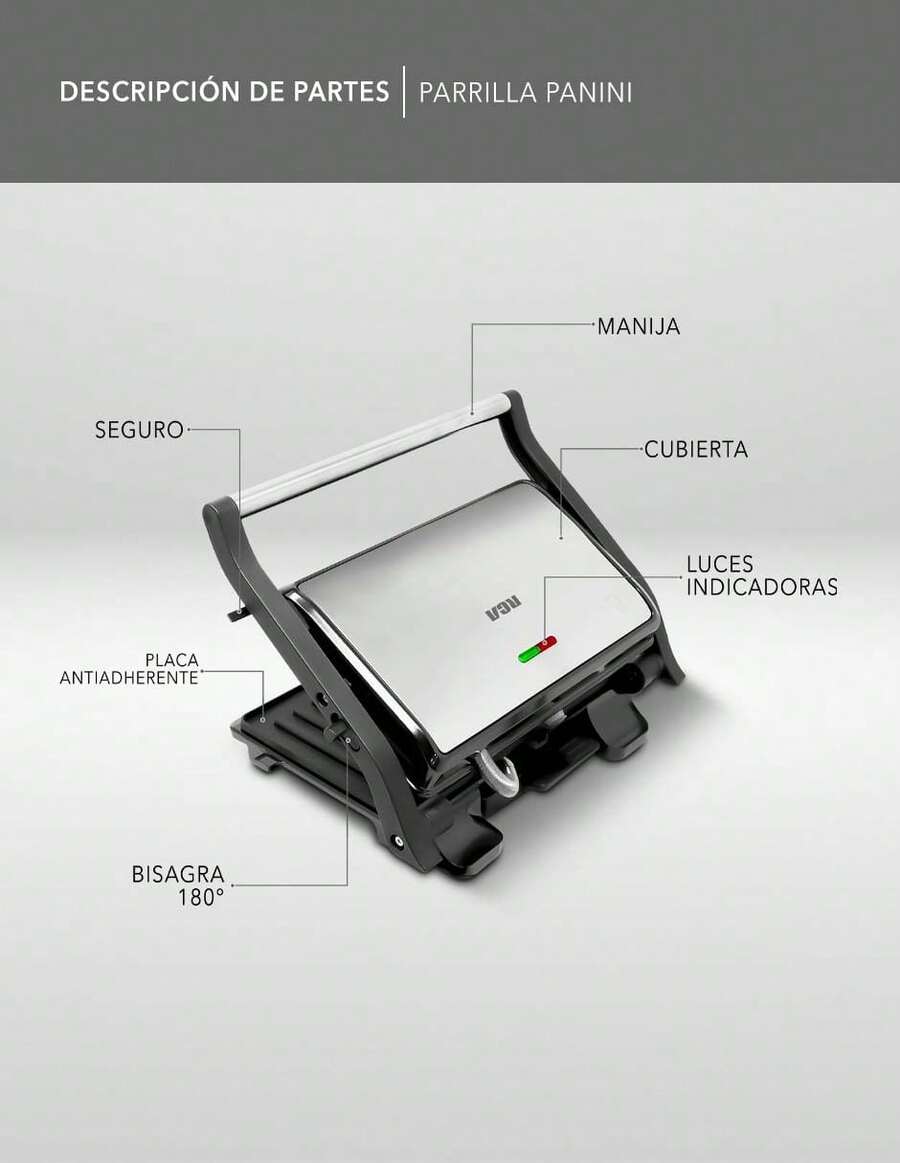 Parrilla Panini Press