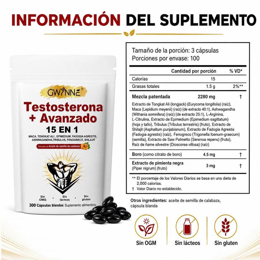 Testosterona Avanzado Suplemento