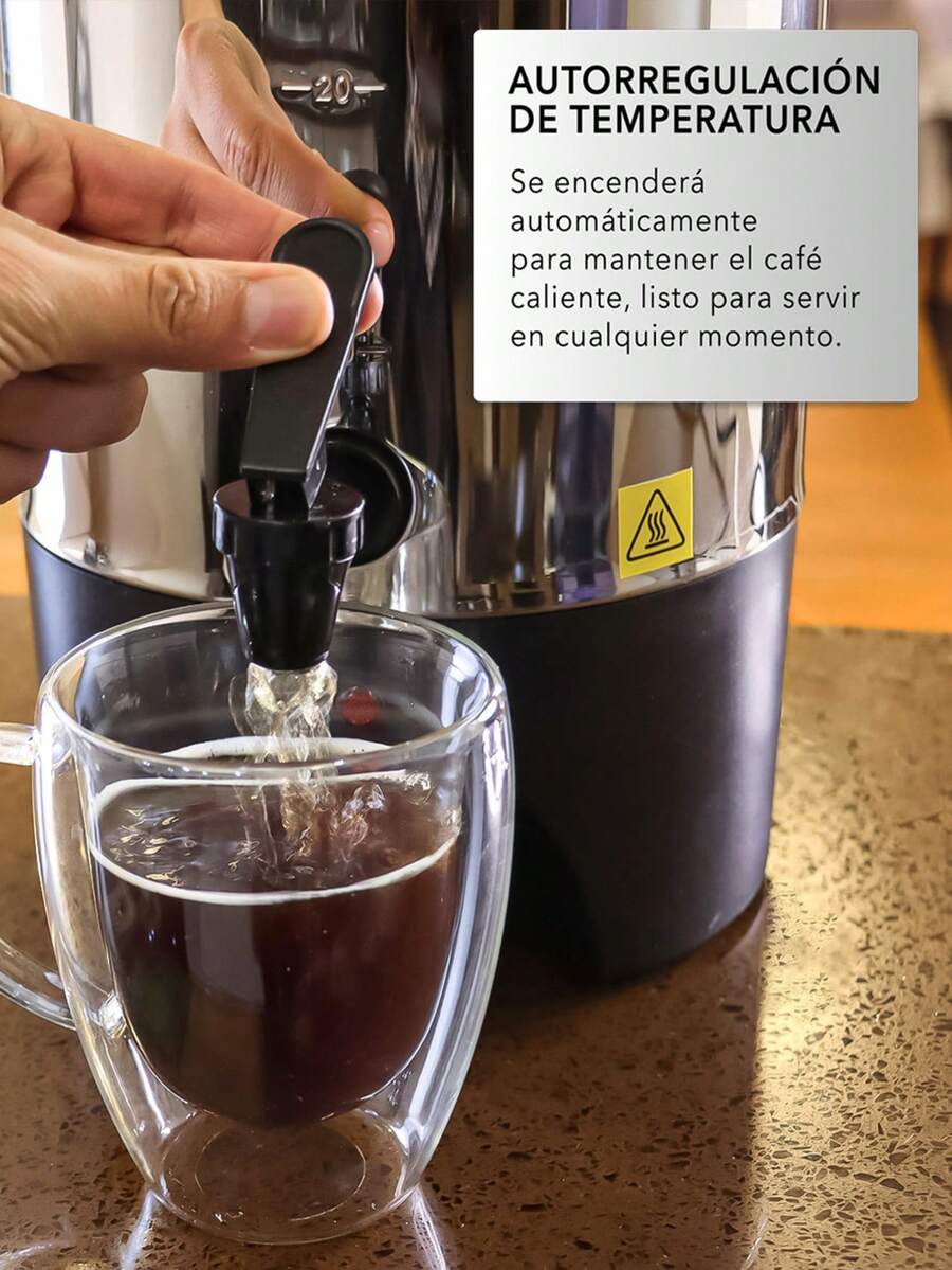 RCA Cafetera de Acero Inoxidable