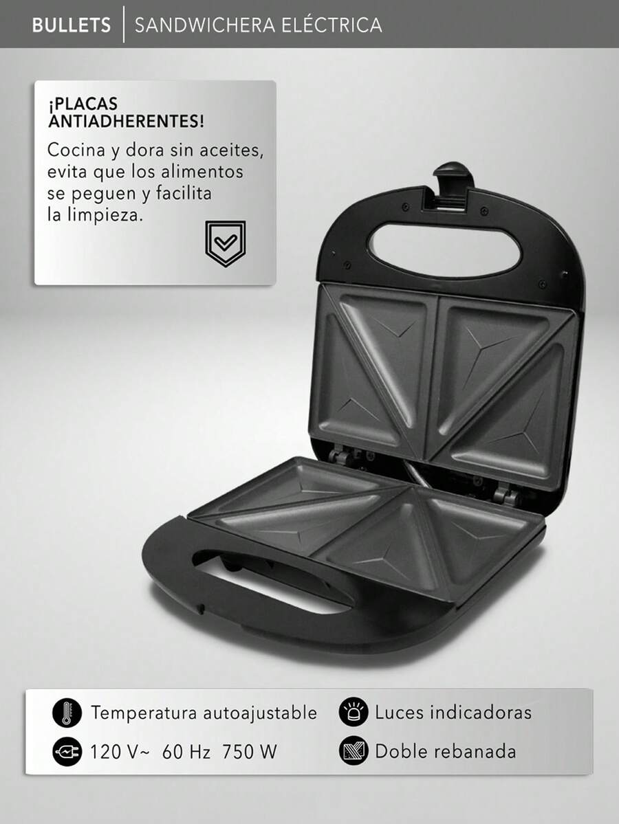 RCA Sandwichera Eléctrica RC-SW1