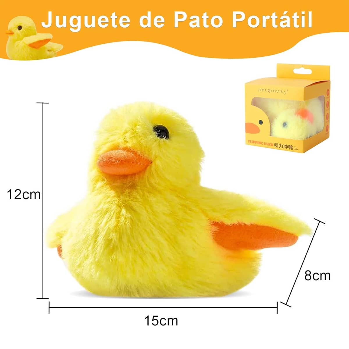 Monlida Juguete Gato Eléctrico Pato