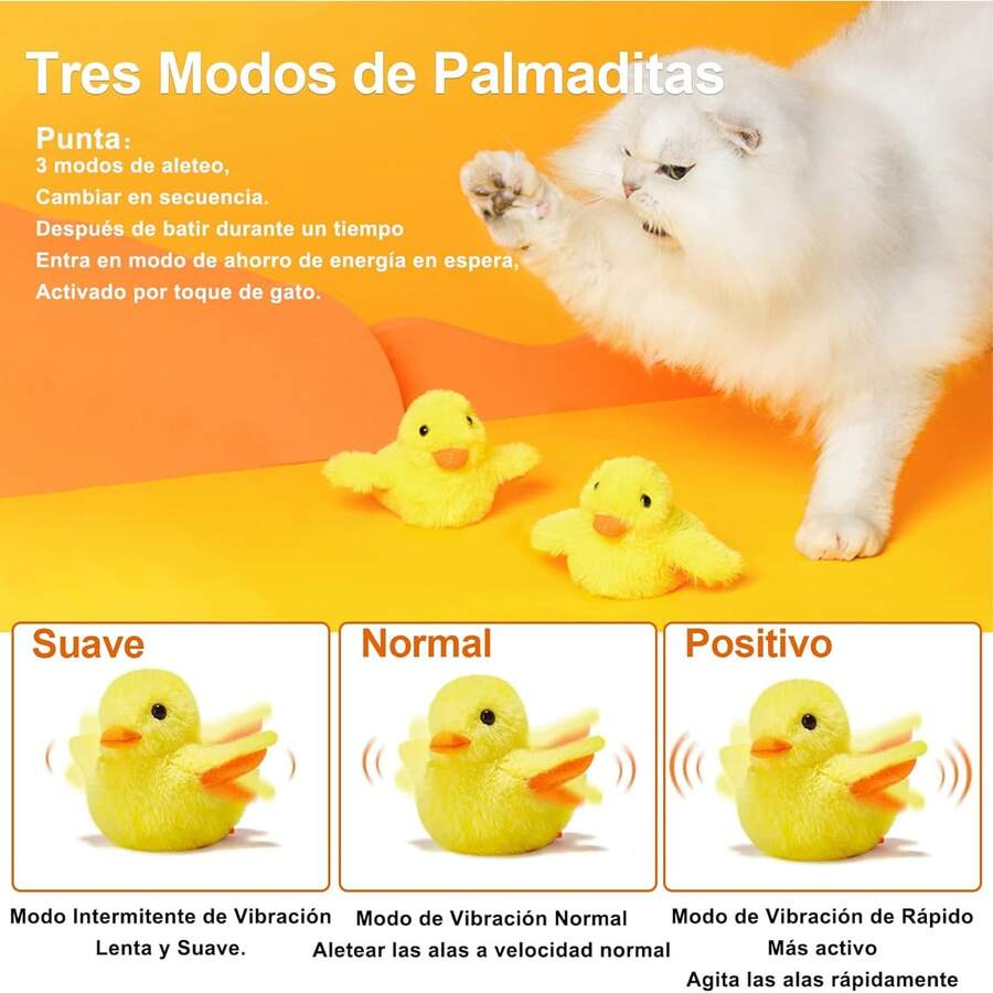 Monlida Juguete Gato Eléctrico Pato