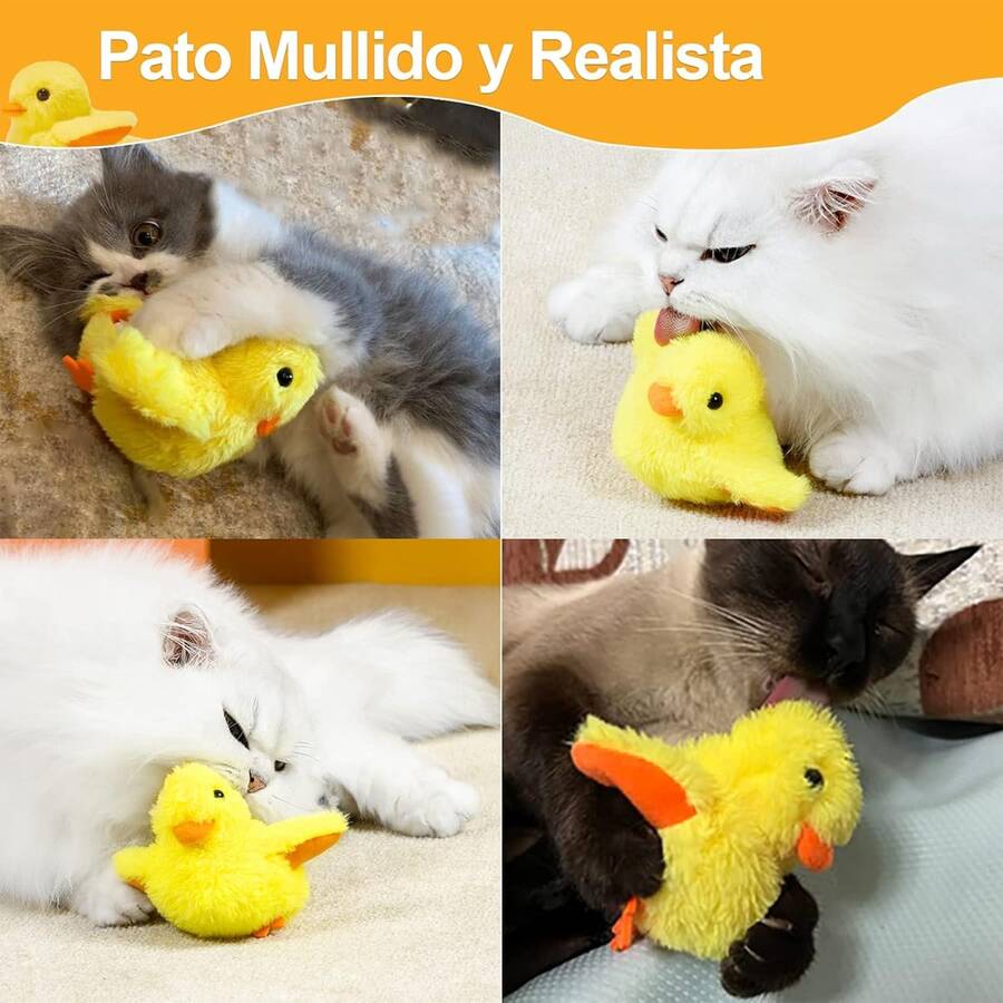 Monlida Juguete Gato Eléctrico Pato