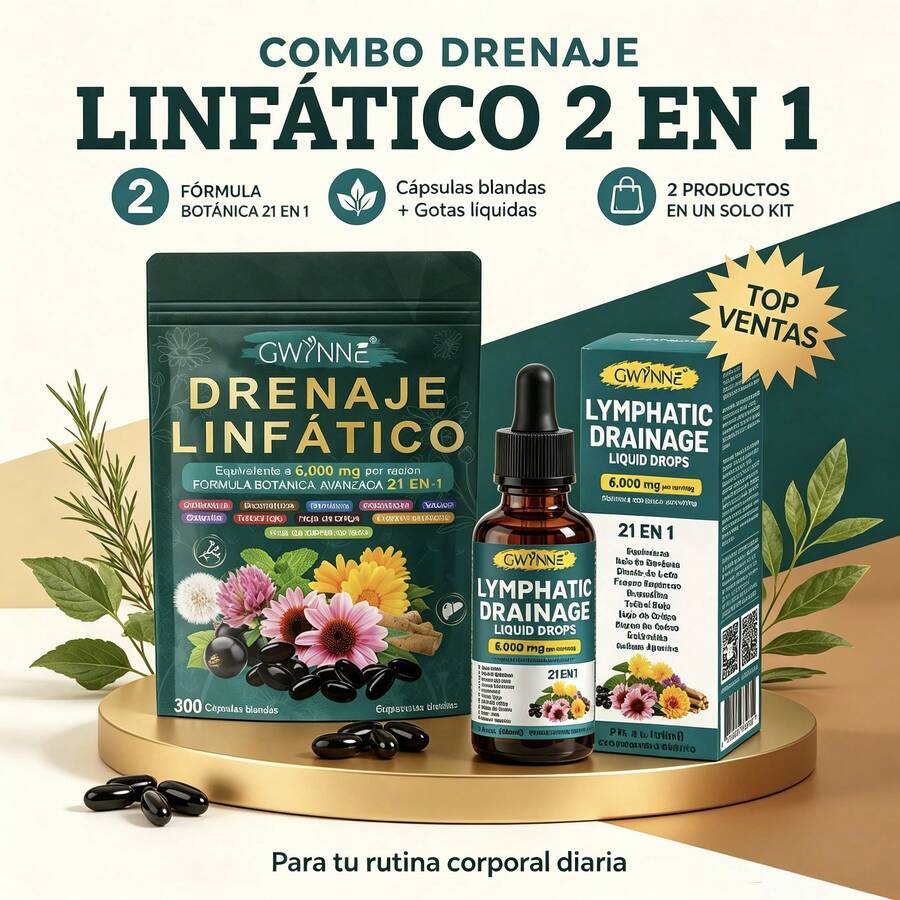 Gotas Líquidas Drenaje Linfático