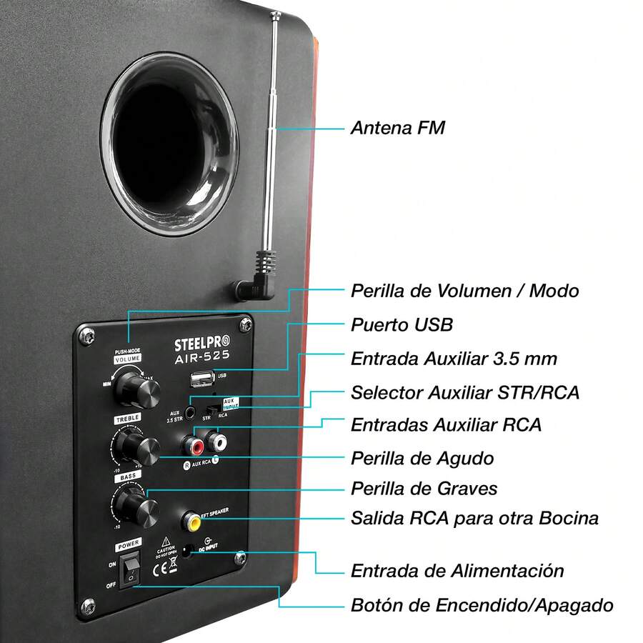 Monitor Estudio Multimedia 5.25 Pulgadas