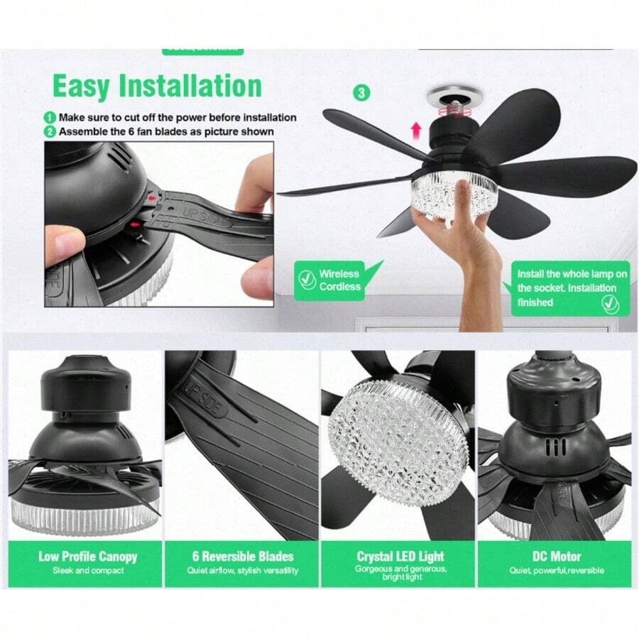 Lámpara de Ventilador