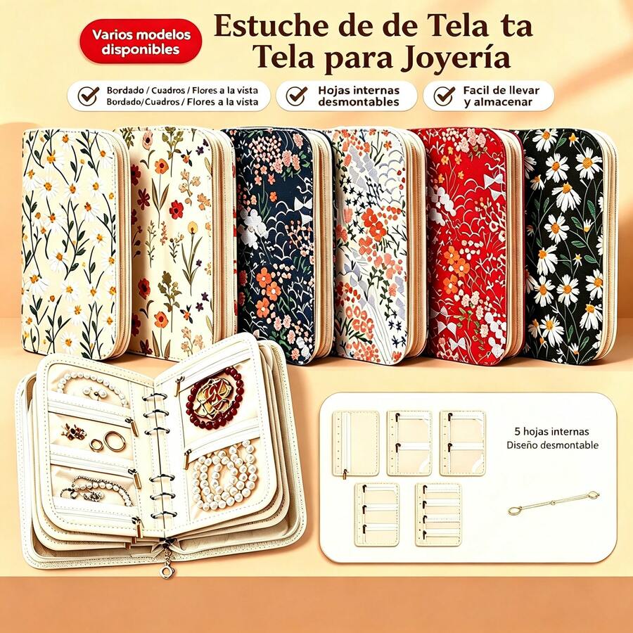Estuche de joyas portátil