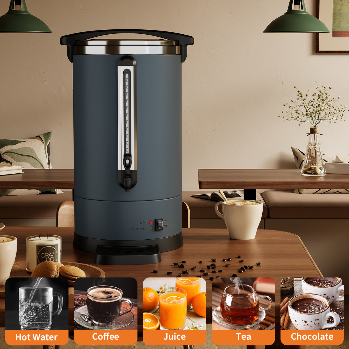 Cafetera industrial eléctrica