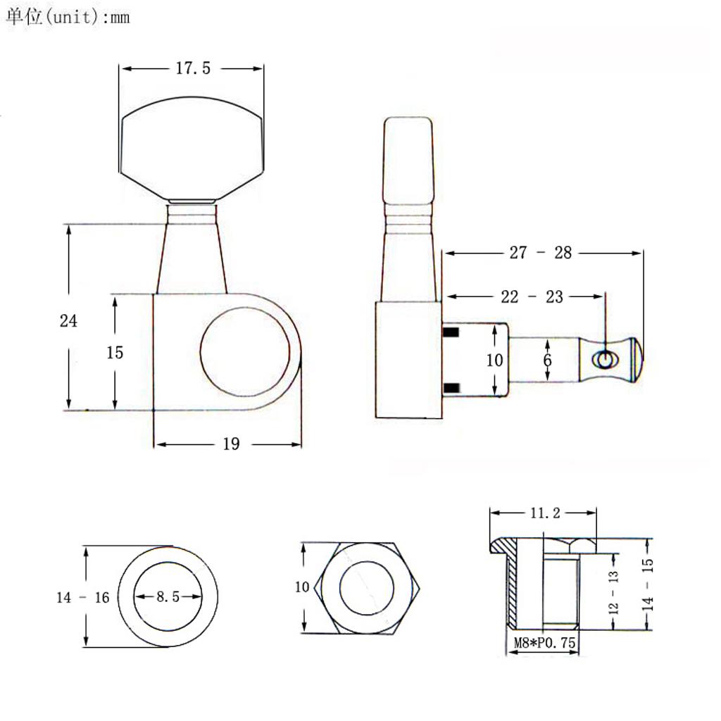 Perilla de Sintonizador de Botón