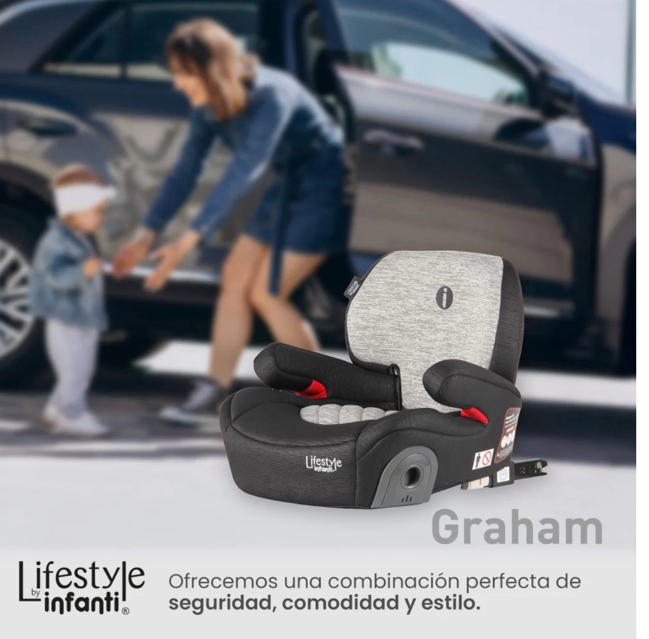 Autoasiento Booster Graham Lifestyle By Infanti