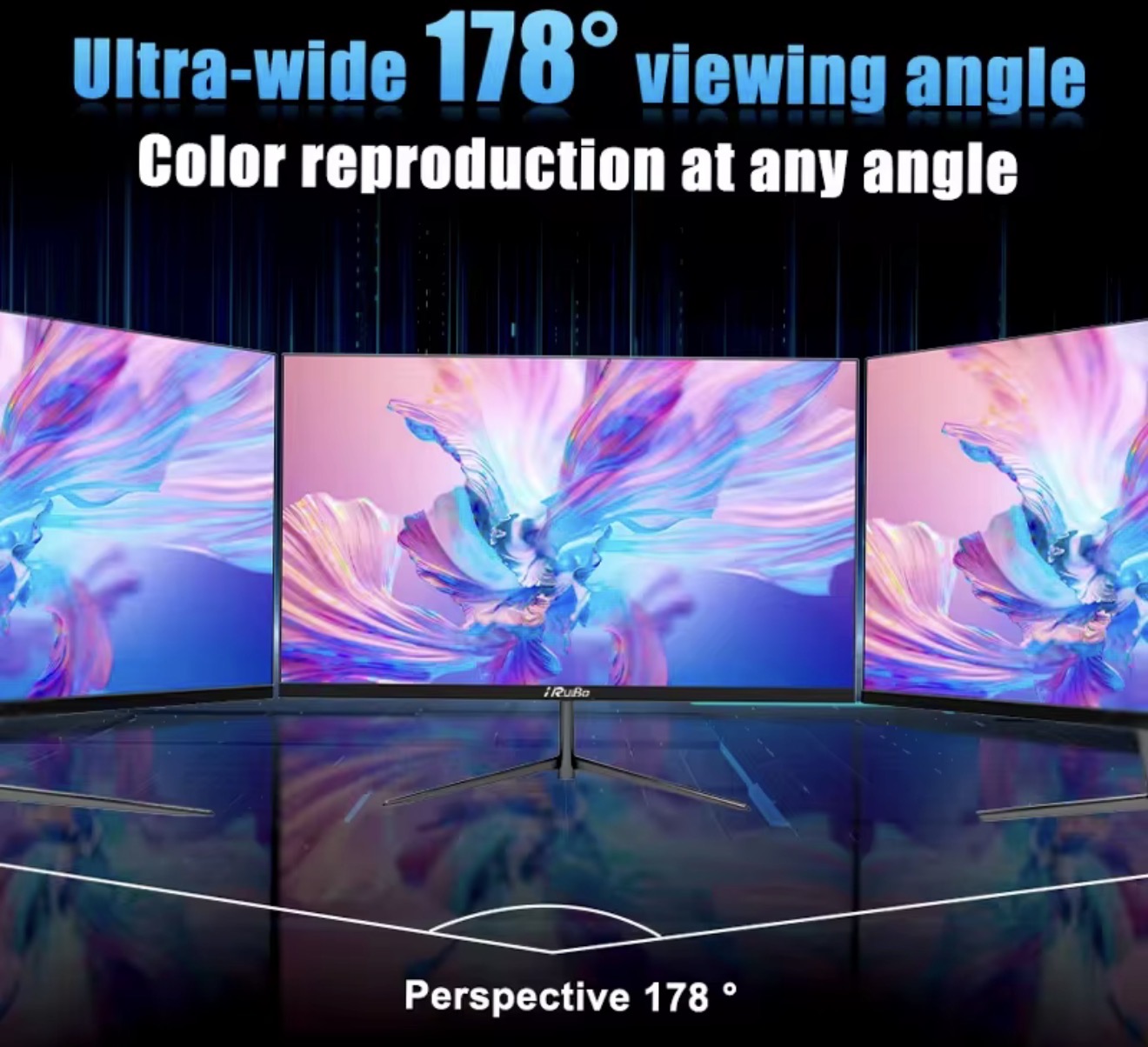 Monitor de PC IRUIBO Ultraligero 24 Pulgadas